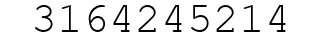 Number 3164245214.