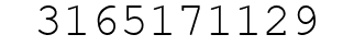Number 3165171129.