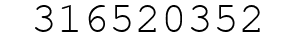 Number 316520352.