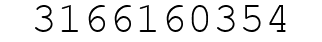 Number 3166160354.