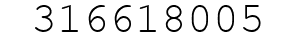Number 316618005.