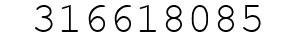 Number 316618085.