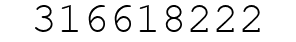 Number 316618222.