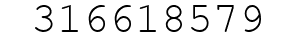 Number 316618579.