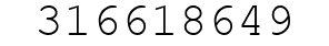 Number 316618649.