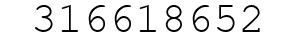 Number 316618652.