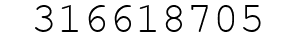 Number 316618705.