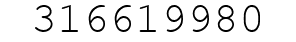 Number 316619980.