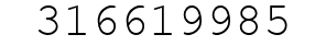 Number 316619985.