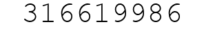 Number 316619986.