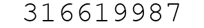 Number 316619987.