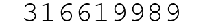 Number 316619989.