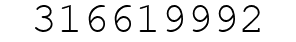 Number 316619992.
