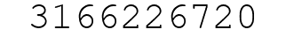 Number 3166226720.