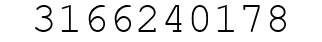 Number 3166240178.