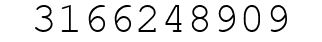 Number 3166248909.