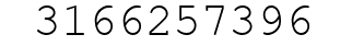 Number 3166257396.
