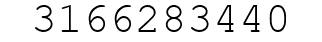 Number 3166283440.