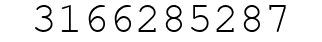 Number 3166285287.