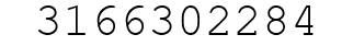 Number 3166302284.