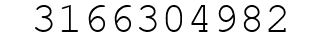Number 3166304982.