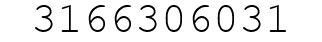 Number 3166306031.