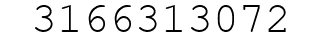 Number 3166313072.