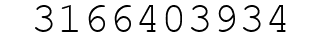 Number 3166403934.