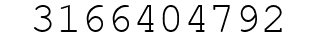 Number 3166404792.
