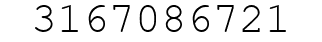 Number 3167086721.