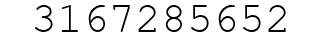 Number 3167285652.