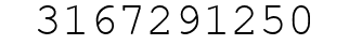 Number 3167291250.