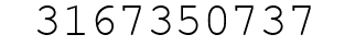 Number 3167350737.