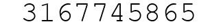 Number 3167745865.