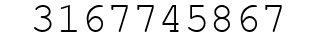 Number 3167745867.
