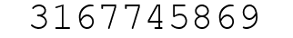 Number 3167745869.