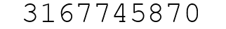 Number 3167745870.