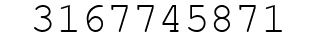 Number 3167745871.