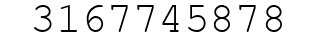 Number 3167745878.