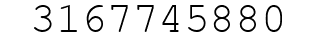 Number 3167745880.