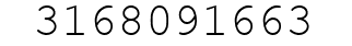 Number 3168091663.