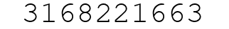 Number 3168221663.