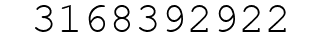 Number 3168392922.