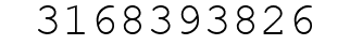 Number 3168393826.