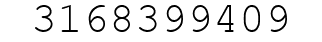 Number 3168399409.