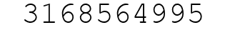 Number 3168564995.