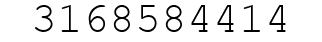 Number 3168584414.