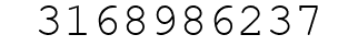 Number 3168986237.