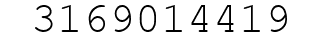 Number 3169014419.