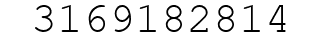 Number 3169182814.